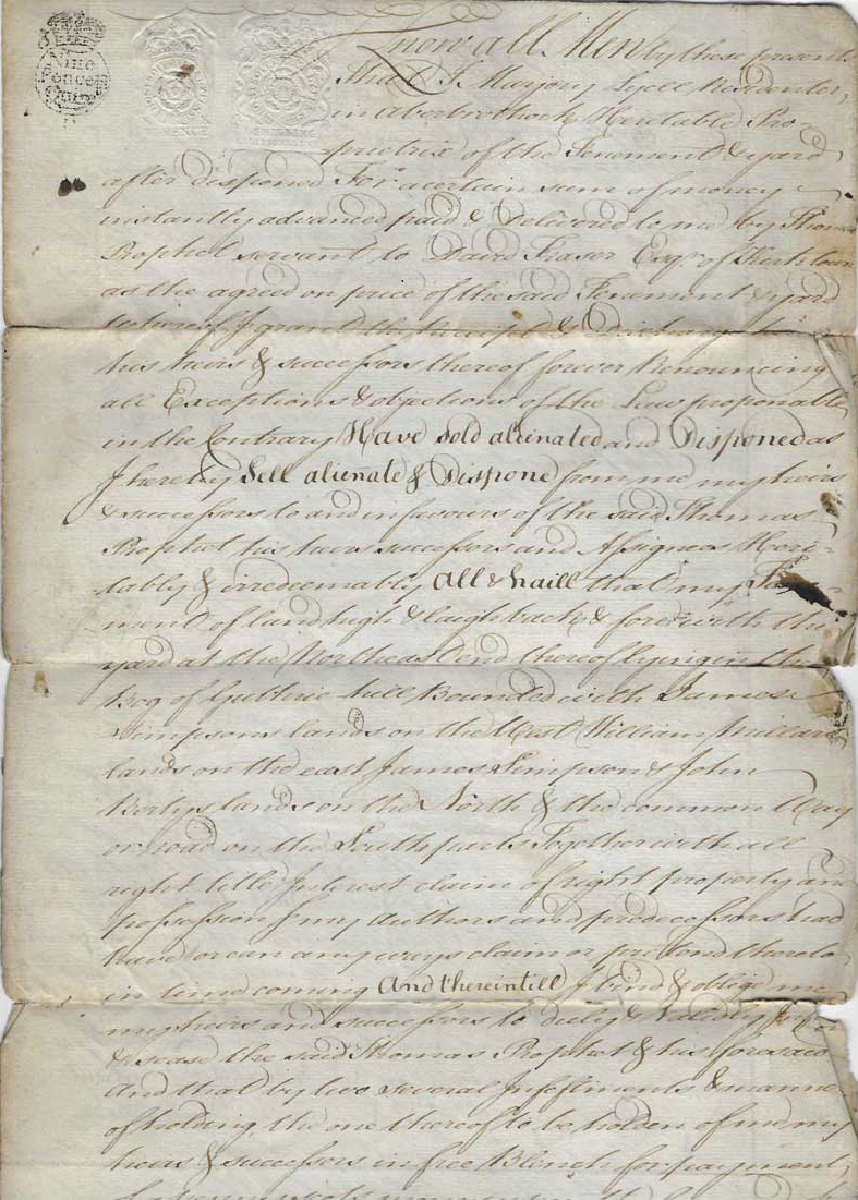 old  legal document image